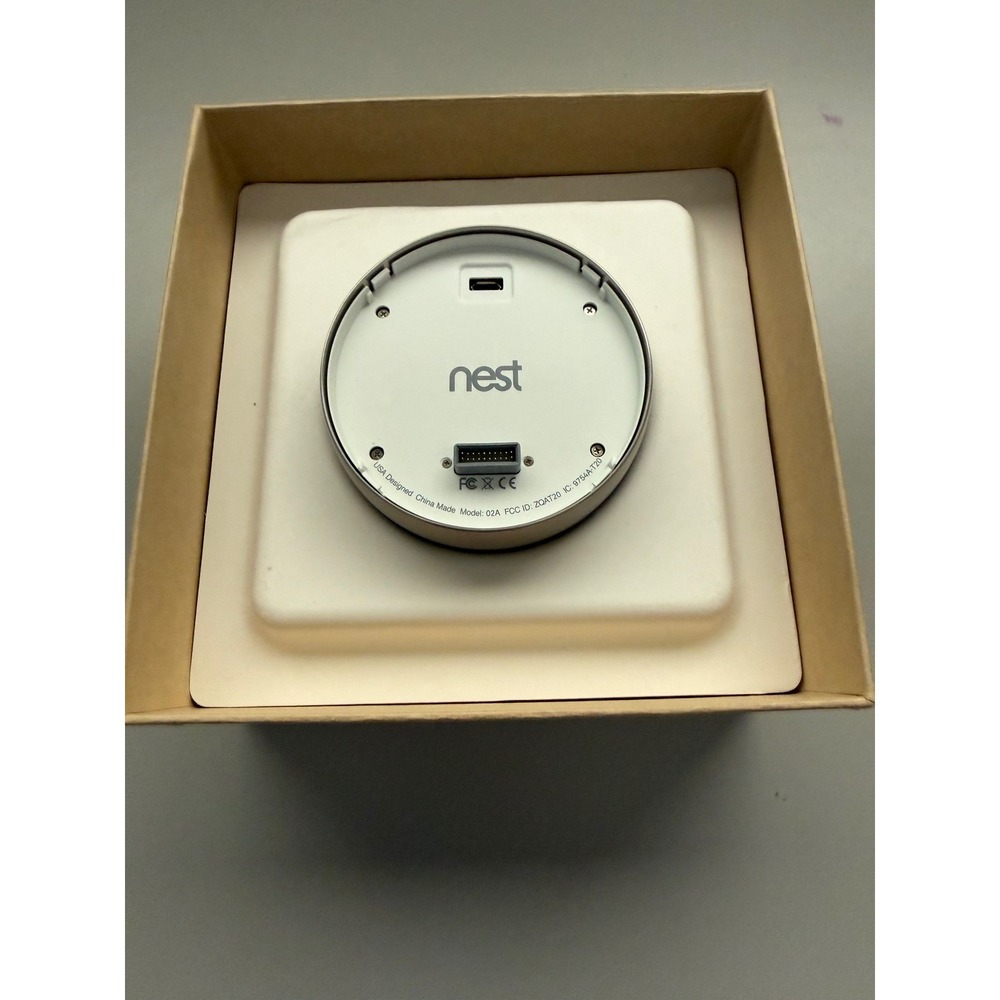 Nest Learning Thermostat 2nd Generation Stainless Steel T20077US 02A Smart Home - Picture 5 of 5